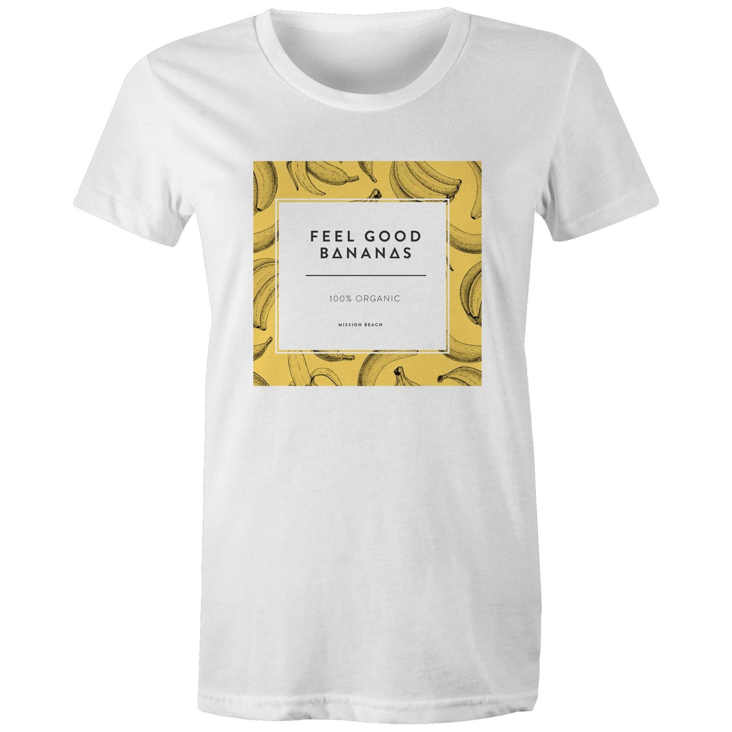 Organic Cotton Feel Good Bananas Logo Women's Tee